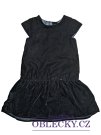 Černé semišové šaty secondhand H&M