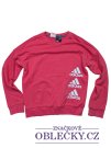 Růžová mikina pro holky secondhand Adidas