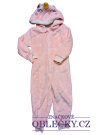růžový overal jednorožec pro holky secondhand