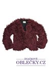 vínový kardigan pro holky secondhand