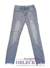 Šedé skinny džíny pro kluky secondhand Denim
