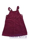 Vínová manšestrová šatovka pro holky secondhand Nutmeg