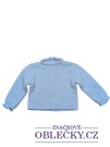 Světle modrý pletený svetřík pro kluky secondhand My Little Chick