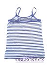 Modro bílé pruhované triko pro holky secondhand Hip&Hopps