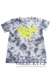 Batikované triko s nápisem pro kluky secondhand Cleve