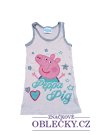 růžové tílko pro holky peppa pig
