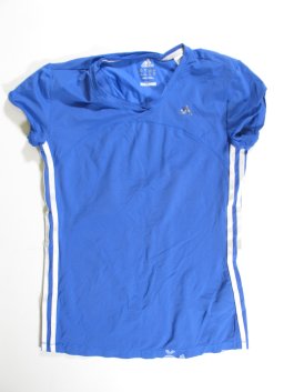 Dámské sportovní  triko modro bílé secondhand