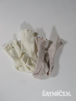 2x ponožky pro holky outlet 