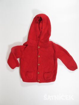 Červený svetr pro děti secondhand