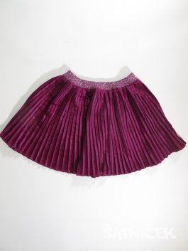 Sametová fialová sukně  secondhand