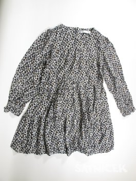 Tunika-šaty  dl.rukáv pro holky kostkované  secondhand