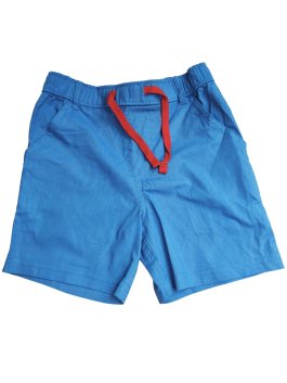 Modré kraťasy pro kluky na šňůrku v pase secondhand lupilu