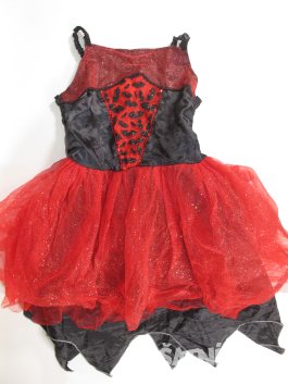 Šaty na karneval červeno černé  secondhand