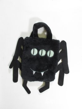 Taška černá pavouk na karneval secondhand