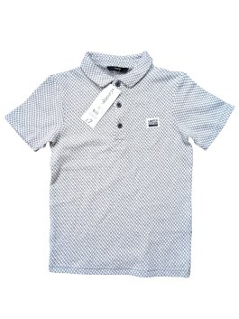 Černo-bílá vzorovaná polokošile pro kluky outlet, George