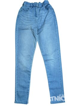 Světle modré džínové kalhoty pro holky secondhand girlswear