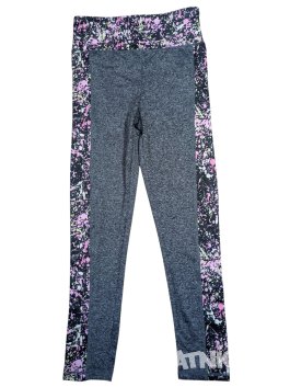Šedé sportovní legíny se vzorem pro holky outlet Primark