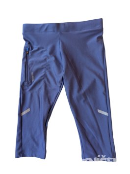 tmavě modré sportovní legíny pro kluky secondhand Decathlon 