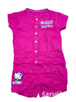Růžový overal Hello Kitty pro holky secondhand M&S