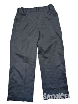 Černé pruhované kalhoty pro kluky secondhand Ducke & Dodge