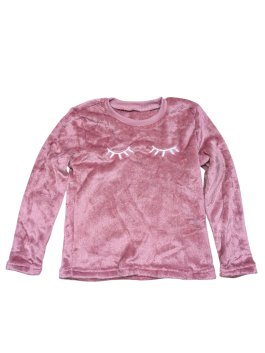 Hebká růžová mikina pro holky secondhand Shein