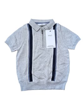 Šedá polokošile pro kluky outlet M&S