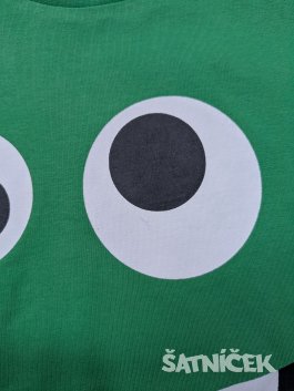 Zelené triko s obrázkem pro kluky secondhand TU