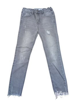 Šedé skinny džíny pro kluky secondhand Denim