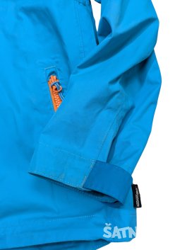 Modrá šusťáková bunda pro kluky secondhand Decathlon