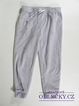 Zvětšit Fleesové pyžamové kalhoty pro holky šedé secondhand