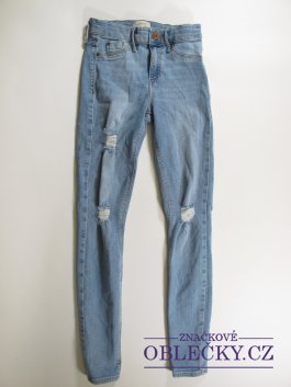 Zvětšit Modré džínové kalhoty  dívčí secondhand