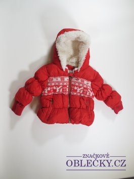 Zvětšit Zimní červená  bunda  pro holky secondhand