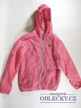 Zvětšit Růžová šustáková bunda pro holky  secondhand