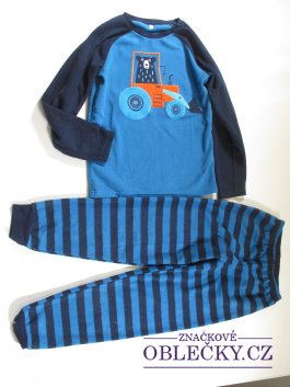 Zvětšit Modré fleesové pyžamo pro kluky secondhand