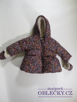 Zvětšit Kytkovaná zimní bunda pro holky secondhand
