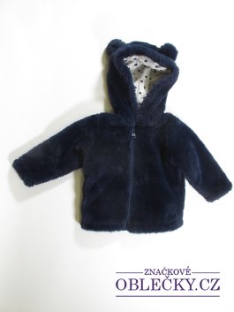 Zvětšit Chlupatý kabátek pro kluky modrý  secondhand