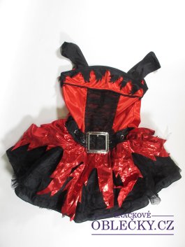 Zvětšit Šaty  pro holky   na karneval  černo červené  secondhand