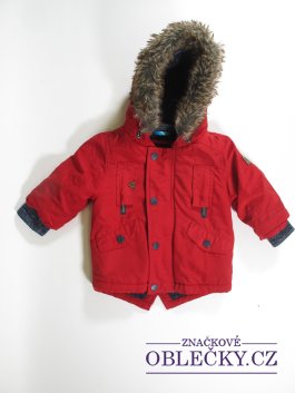 Zvětšit Zimní červená bunda pro kluky secondhand