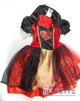Zvětšit Šaty na karneval   černo červené   pro holky   secondhand