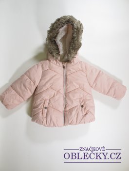Zvětšit Zimní bunda pro holky růžová secondhand