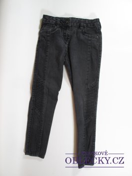 Zvětšit Džínové tmavé kalhoty pro holky secondhand