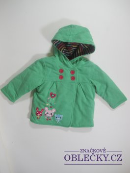 Zvětšit Zelený kabátek pro holky s myškou secondhand