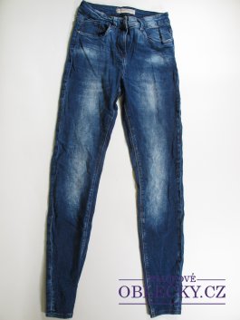 Zvětšit Modré džínové kalhoty  pro holky secondhand