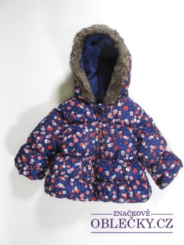 Zvětšit Zimní kytkovaná bunda pro holky  secondhand