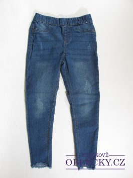 Zvětšit Modré džínové kalhoty  pro holky secondhand