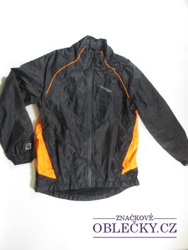 Zvětšit Černo oranžová šustáková bunda pro kluky secondhand