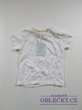 Zvětšit Vzorované bílé triko outlet