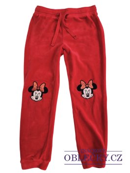 Zvětšit Semišové kalhoty červené s Minnie pro holky secondhand