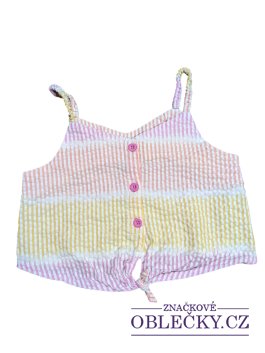Zvětšit Krepové crop tílko barevné secondhand
