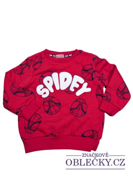 Zvětšit Červená mikina pro kluky se Spidermanem secondhand